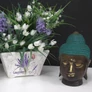 Kép 3/4 - Nagy Klasszikus Bronz Buddha Fej