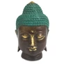 Kép 1/4 - Nagy Klasszikus Bronz Buddha Fej - Feng Shui szobor, harmónia és pozitív energia otthonába