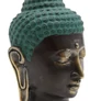 Kép 4/4 - Nagy Antik Bronz Buddha Fej