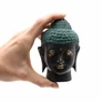 Kép 3/3 - Közepes Antik Bronz Buddha Fej