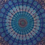 Kép 2/4 - Kettős Pamut Ágytakaró / Falidísz - Klasszikus Mandala