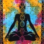 Kép 2/4 - Kettős Pamut Ágytakaró / Falidísz - Chakra Buddha