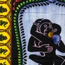 Kép 2/3 - Kézi Festésű Pamut Falidísz - Kamasutra