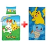 Kép 2/2 - Pokémon Field ágyneműhuzat és törölköző szett