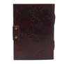 Kép 2/4 - Bőrkötésű  Notesz - Világatlasz (18x13 cm)