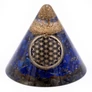 Kép 1/2 - Orgonit Kúp - Lapis Lazuli és Kvarc - Az Élet Virága  - 90 mm