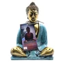Kép 2/4 - Kékeszöld és Arany Buddha - Közepes