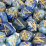 Kép 2/3 - Indiai Rúna Kövek Tasakban - Lapis Lazuli