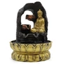 Kép 1/4 - Szoba Szökőkút - 30cm - Arany Meditáló Buddha