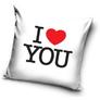 Kép 1/2 - I LOVE YOU díszpárnahuzat