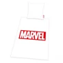 Kép 3/4 - Marvel logós fehér paplanhuzat és párnahuzat
