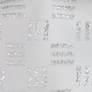 Kép 5/5 - Teflonos Fehér-Ezüst asztalterítő 140x140 cm