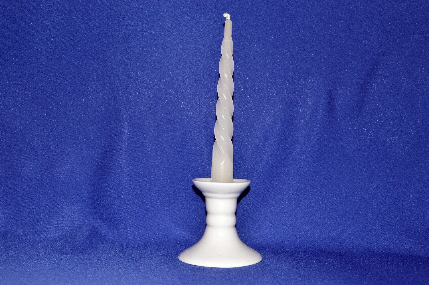 Csavart Fehér Gyertya 15 cm