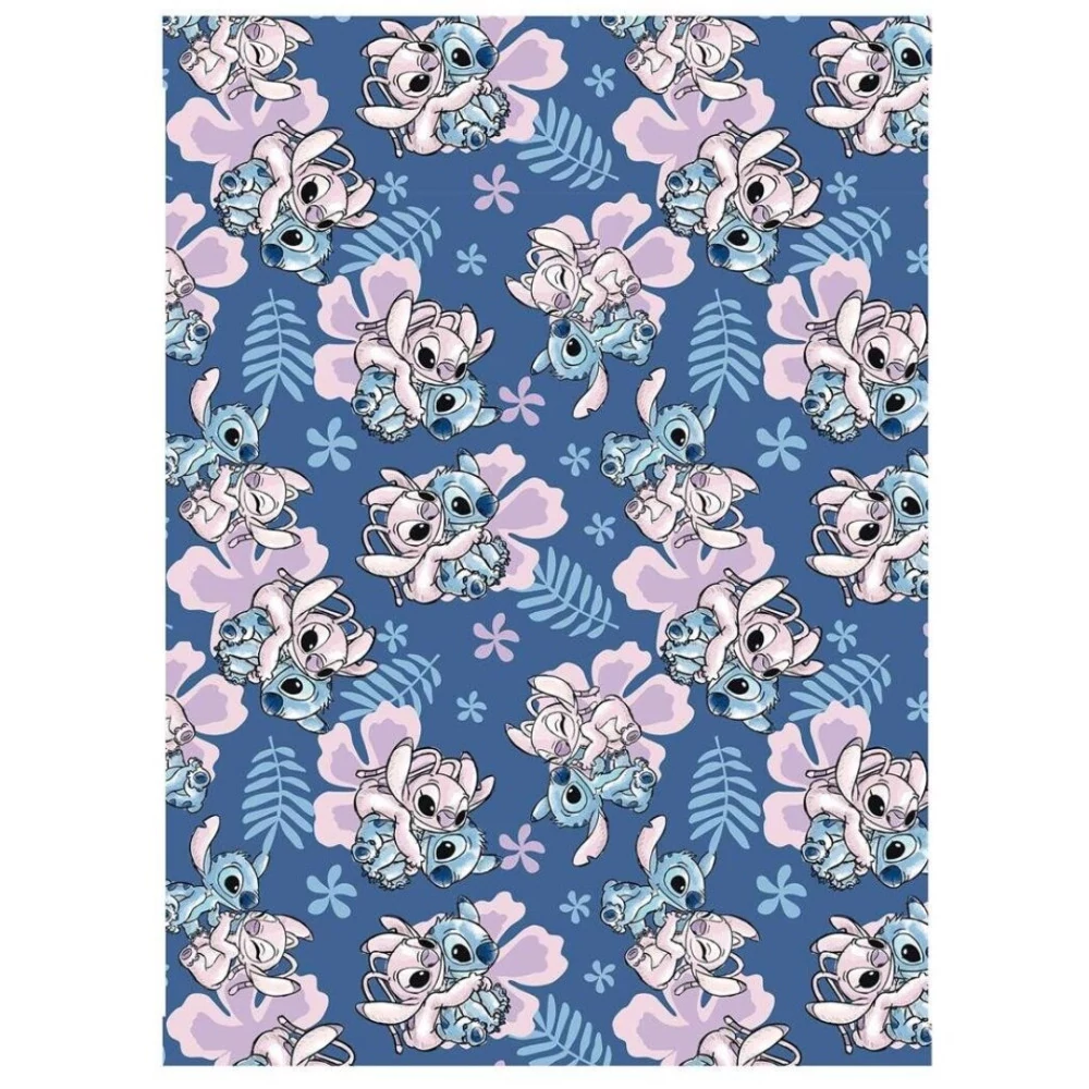 Disney Lilo És Stitch, A Csillagkutya Angel Coral Fleece Takaró 110x150cm