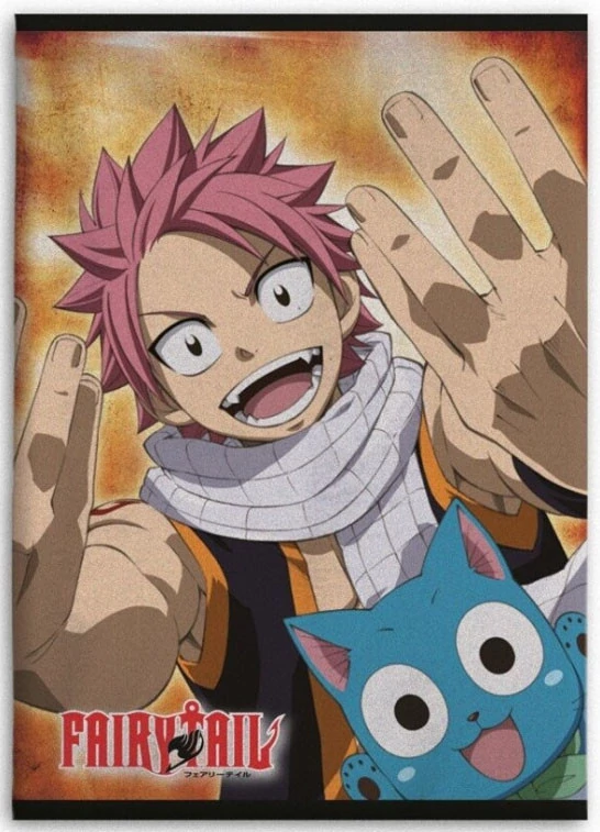 Fairy Tail Happy Polár Takaró 100x140cm