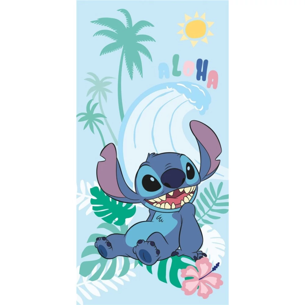 Disney Lilo És Stitch, A Csillagkutya Sun Fürdőlepedő, Strand Törölköző 70x140cm