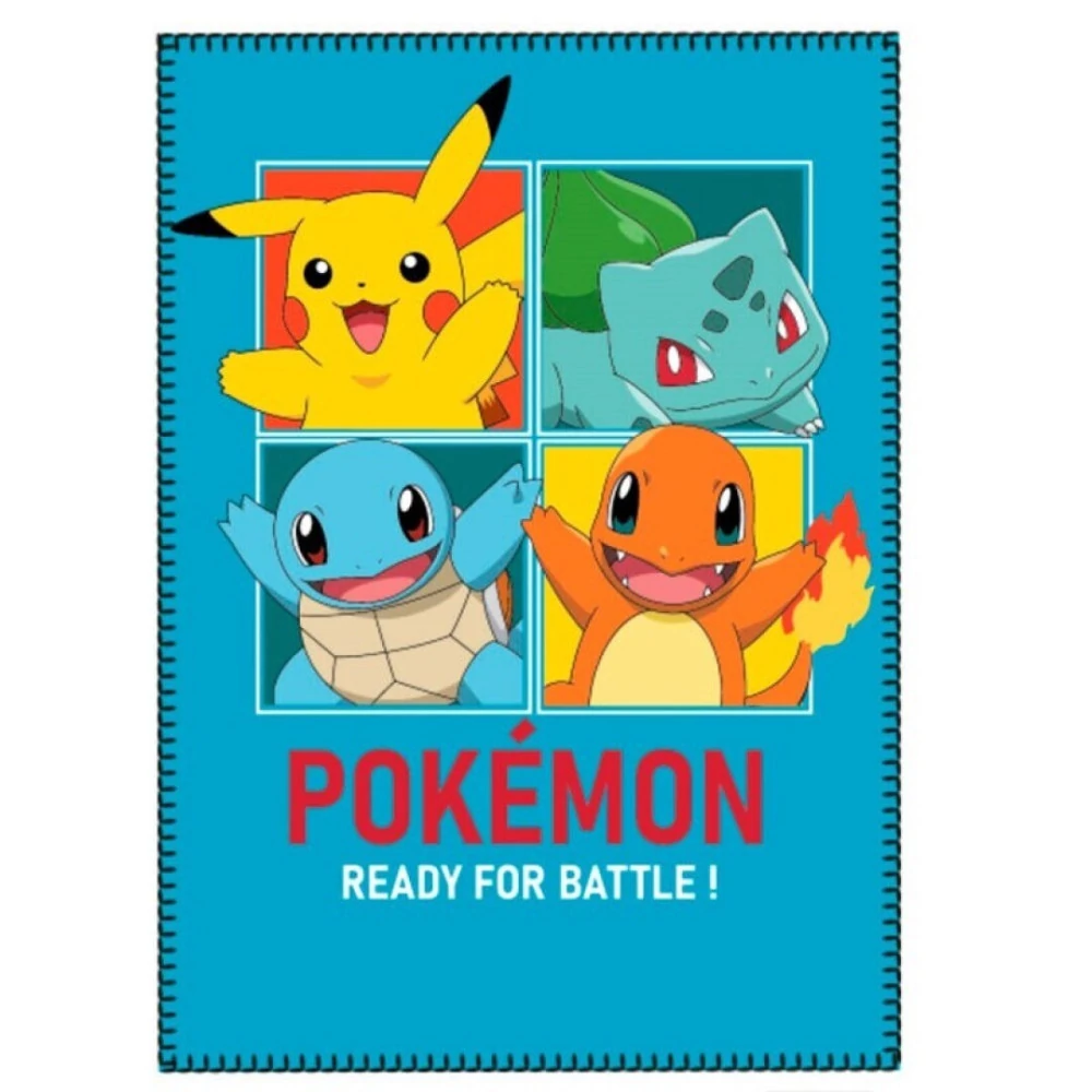 Pokémon Blue Polár Takaró 100x140 cm