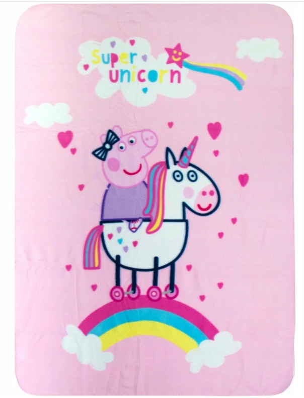 Peppa Malac Unicorn Polár Takaró 100x140cm