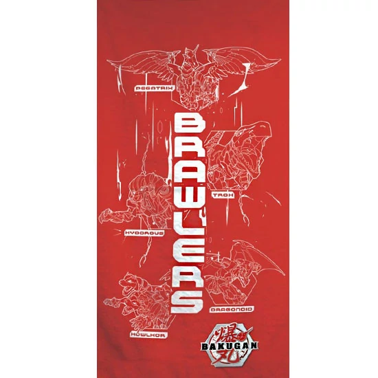 Bakugan Fürdőlepedő, Strand Törölköző 70x140cm