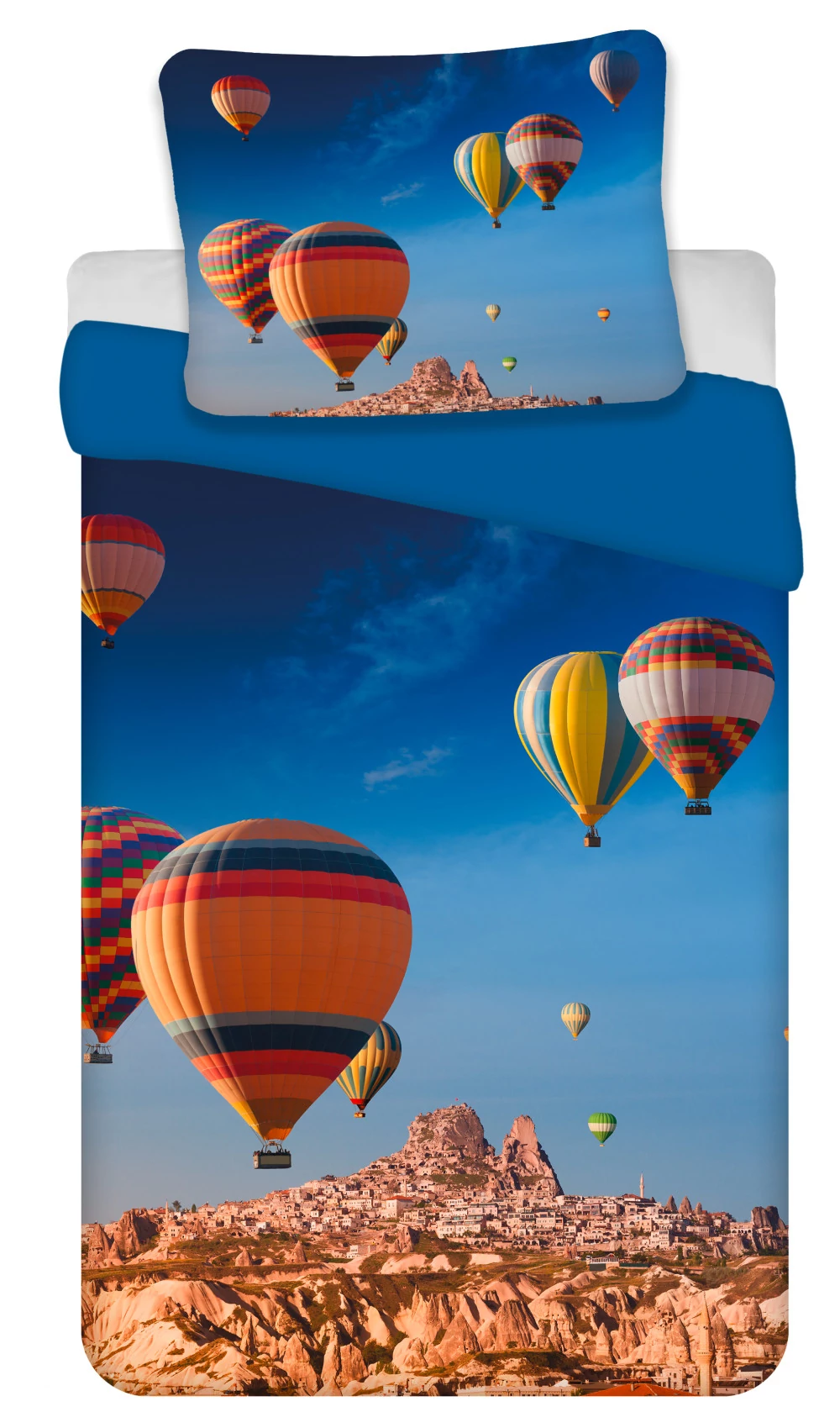 Hőlégballon Ágyneműhuzat 135×200cm, 80×80 cm