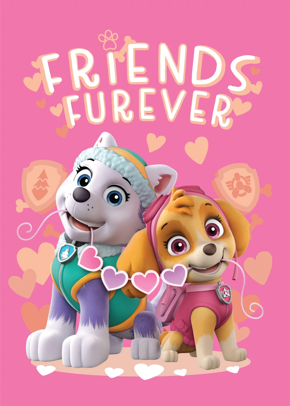 Mancs Őrjárat Friends Furever Polár Takaró 100x140cm