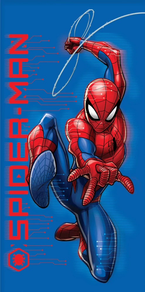 Pókember Digital Fürdőlepedő, Strand Törölköző 70x140 cm