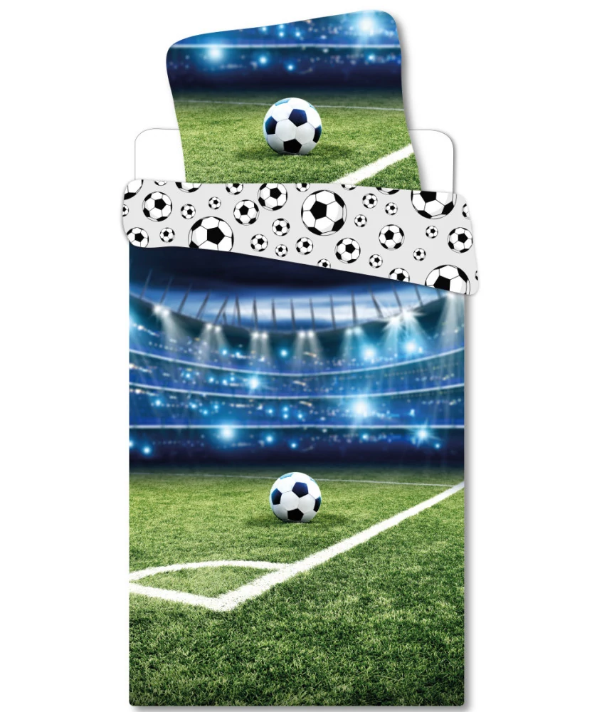 Stadion Mintás Focis Ágyneműhuzat 140x200+70x90 cm
