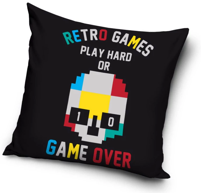 Gamer Párnahuzat 40x40 cm