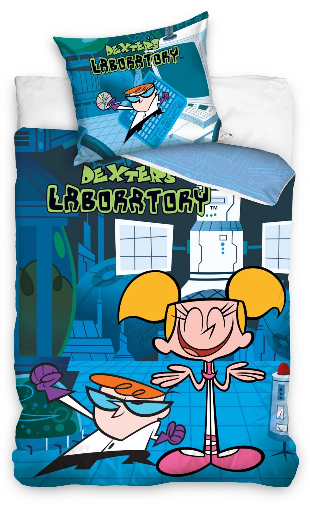 Dexter Laboratóriuma Ágyneműhuzat 140×200cm, 70×90 cm