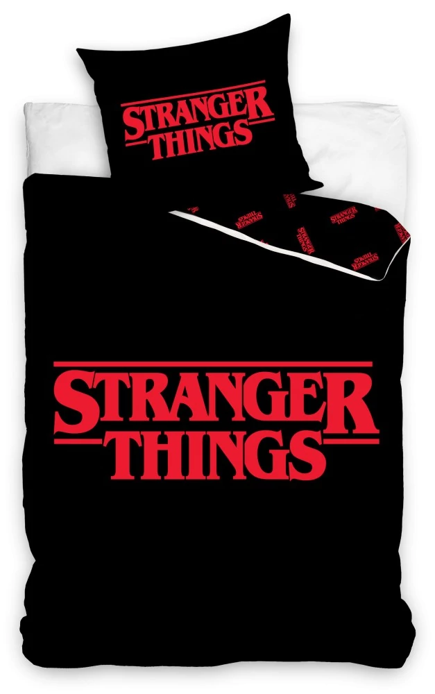 Stranger Things Titel Ágyneműhuzat 140×200cm, 70×90 cm