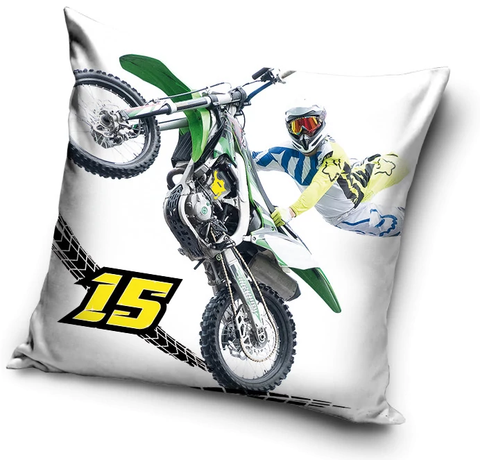 Motokrossz Párnahuzat 40x40 cm