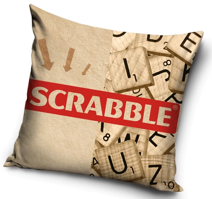 Scrabble Párnahuzat 40x40 cm