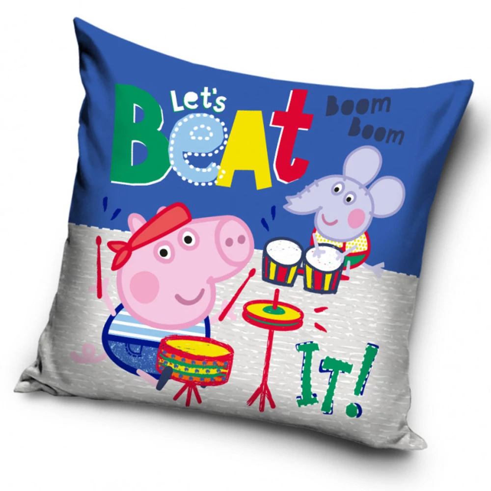 Peppa Malac Beat Párnahuzat 40x40 cm