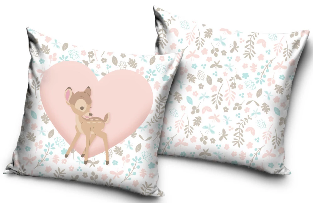 Disney Bambi Love Párnahuzat 40x40 cm Velúr