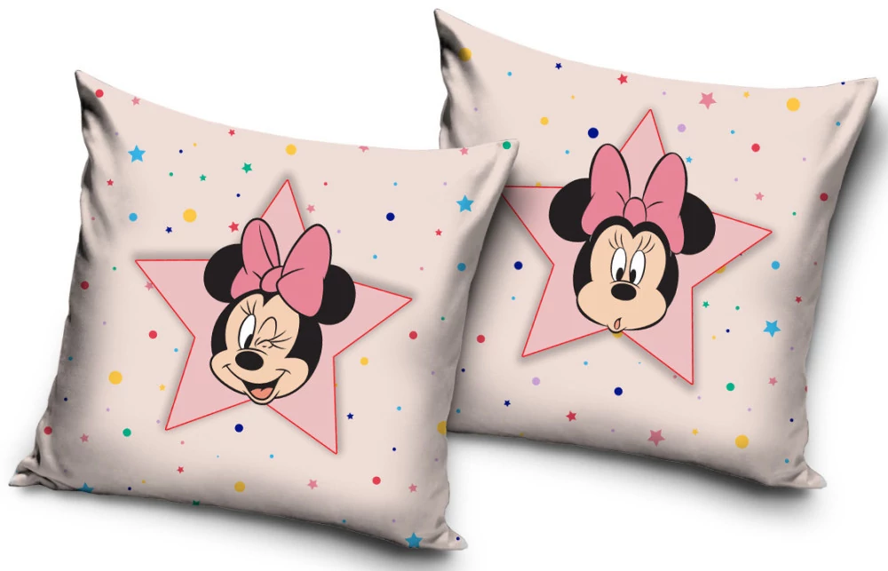 Disney Minnie Star Párnahuzat 40x40 cm Velúr