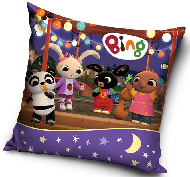 Bing Party Párnahuzat 40x40 cm Velúr