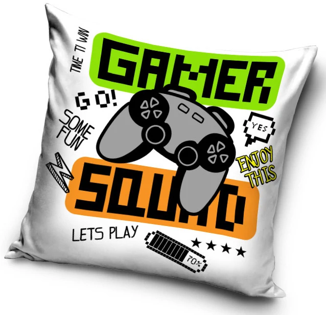Gamer Párna, Díszpárna 40x40 cm