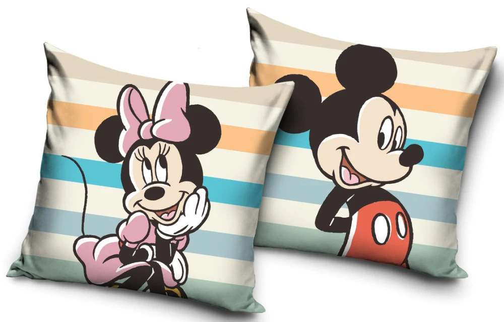 Disney Minnie, Mickey Párna, Díszpárna 40x40 cm