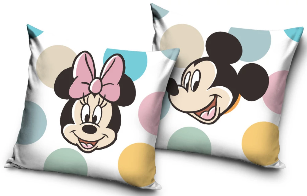 Disney Minnie, Mickey Párna, Díszpárna 40x40 cm