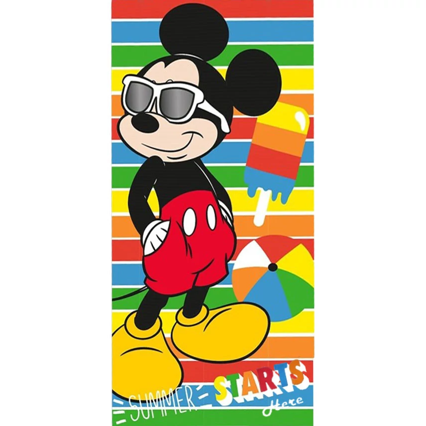 Disney Mickey Summer Fürdőlepedő, Strand Törölköző 70x140cm