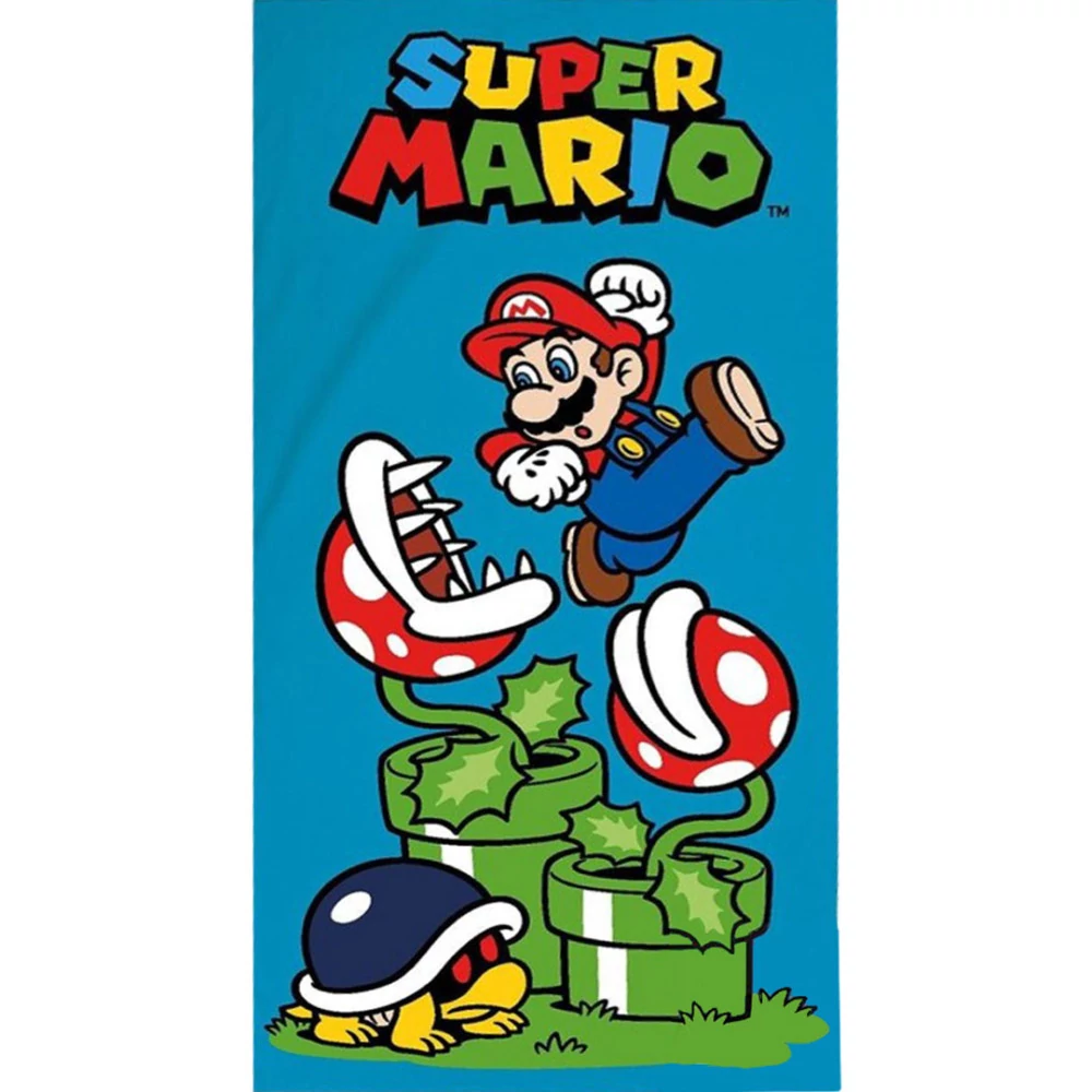 Super Mario Victory Fürdőlepedő, Strand Törölköző 70x140cm