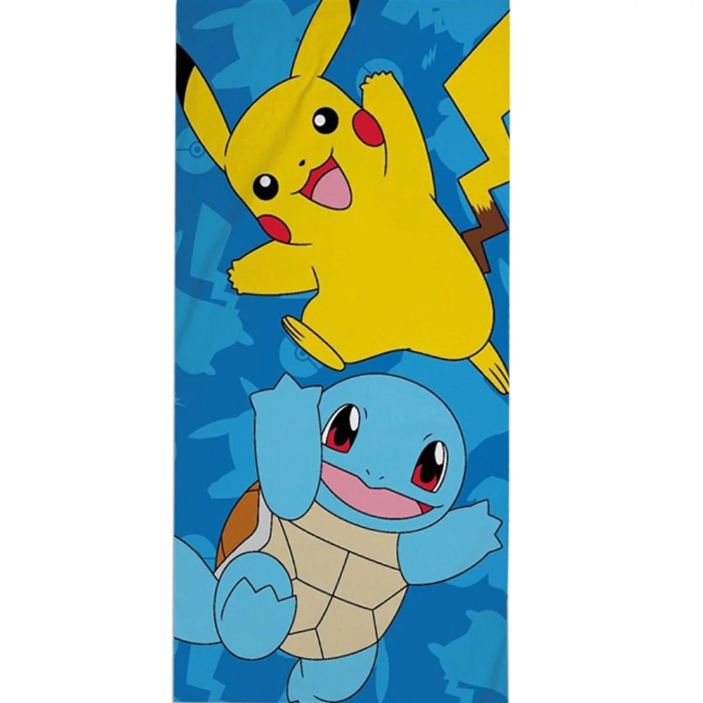 Pokémon Blue Fürdőlepedő, Strand Törölköző 70x140cm
