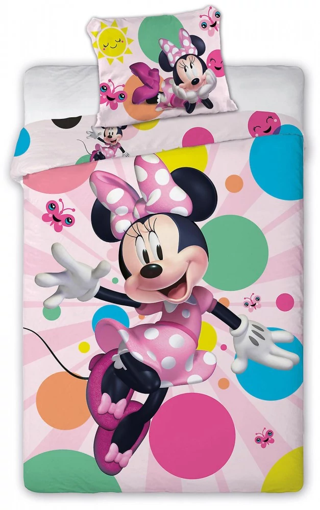 Disney Minnie Ágyneműhuzat 140×200cm, 70×90 cm