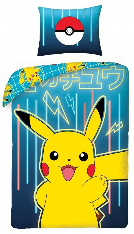Pokémon Ágyneműhuzat 140×200cm, 70×90 cm