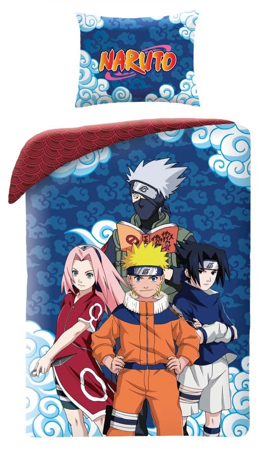 Naruto Ágyneműhuzat 140×200cm, 70×90 cm