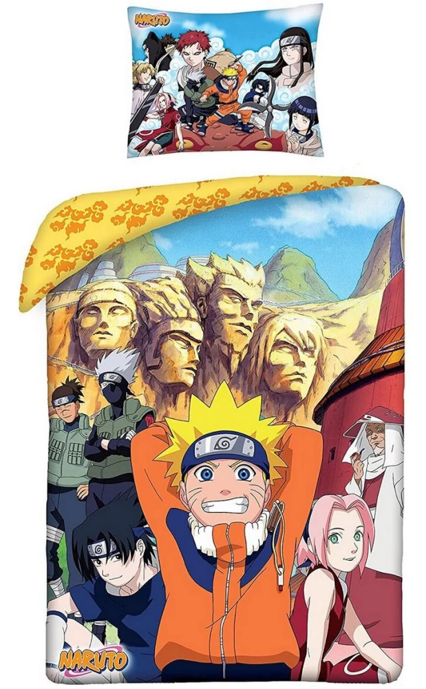 Naruto Konoha Ágyneműhuzat 140×200cm, 70×90 cm