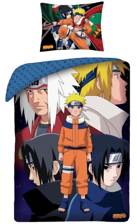 Naruto Past Ágyneműhuzat 140×200cm, 70×90 cm