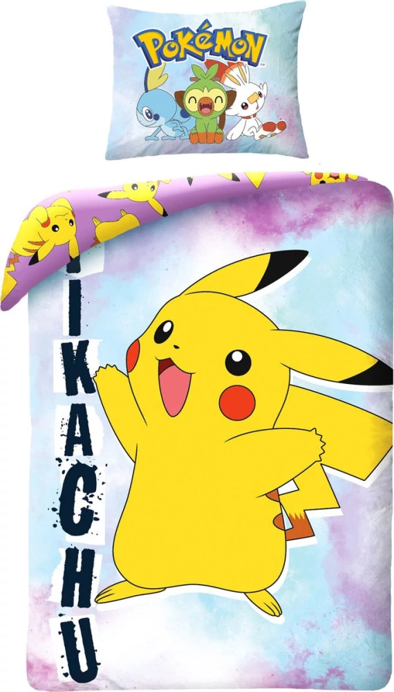 Pokémon Tie-Dye Ágyneműhuzat 140×200cm, 70×90 cm