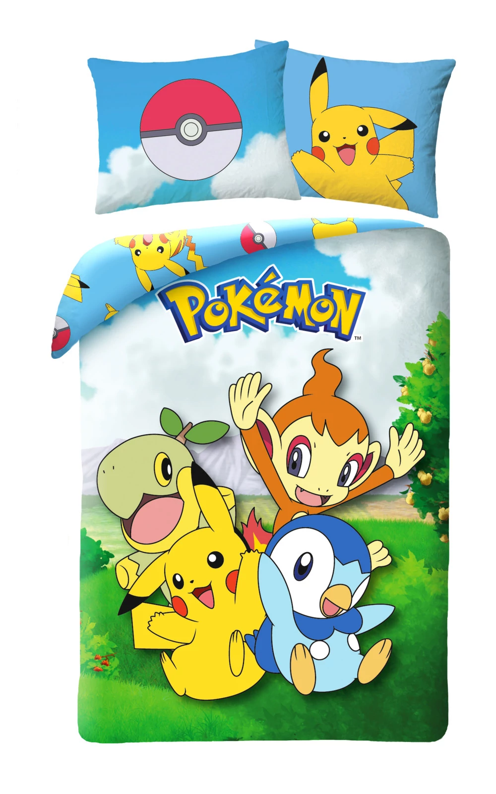 Pokémon Little Ones Ágyneműhuzat 140×200cm, 70×90 cm