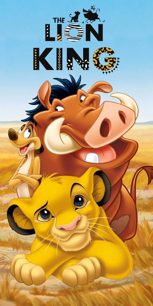 Disney Az Oroszlánkirály Fürdőlepedő, Strand Törölköző 70x140cm